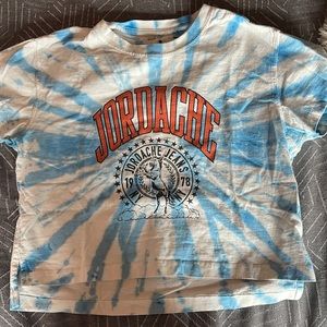 Jordache tie dye crop top